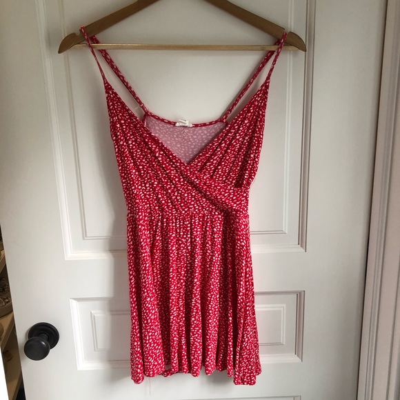 Garage Dresses & Skirts - Garage Red and White Flower Romper